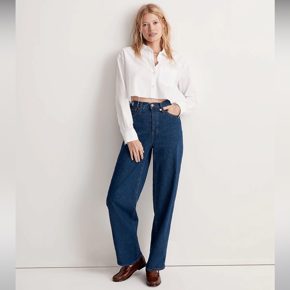 ✨NWT✨ Madewell Perfect Vintage Wide Leg 33T